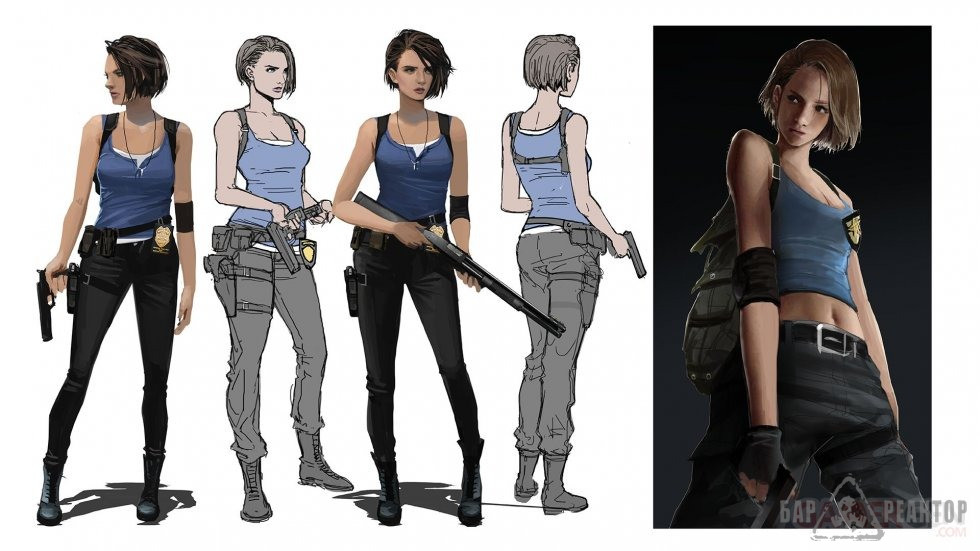 Утечка: новые скриншоты и концепт-арты из ремейка Resident Evil 3